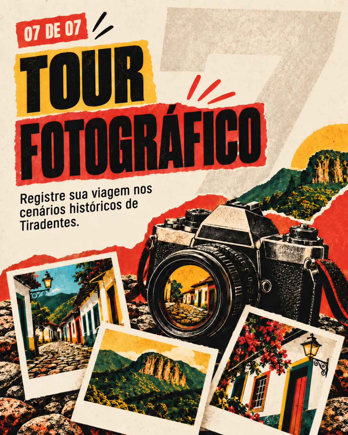 Tour fotográfico pelos cenários históricos de Tiradentes